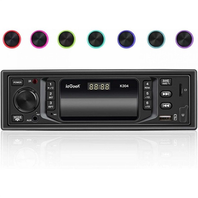 IeGeek K304 Bluetooth Universal 1 DIN Autoradio mit Headunit und  Fernbedienung - merXu - Preise verhandeln! Großhandelskäufe!