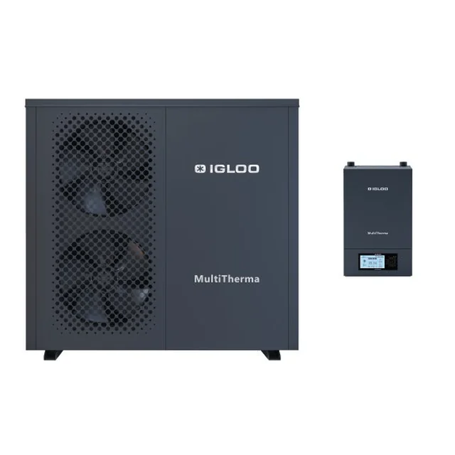 IGLOO MultiTherma 12 kW heat pump package + MultiTherma BASIC 5-15 internal unit Igloo PCM 100 + HMB-15-50