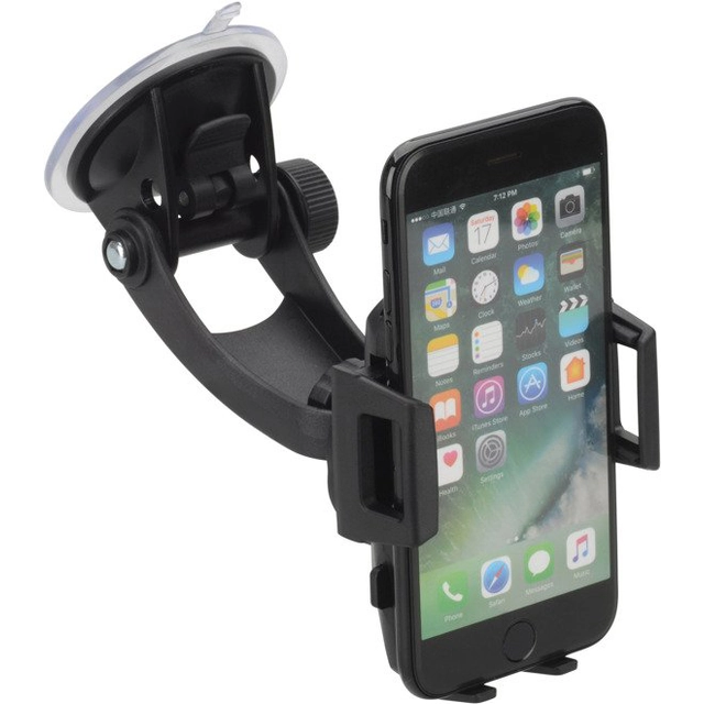 iGRIP a universal car holder for a smartphone mounted on a suction cup