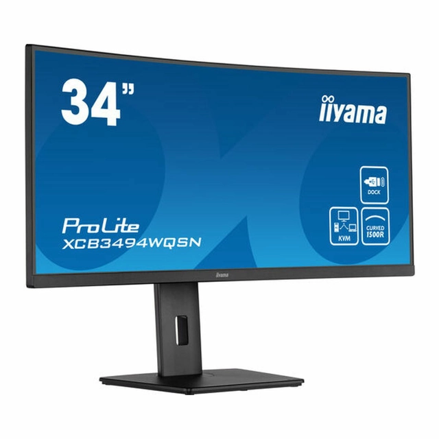 Iiyama monitor XCB3494WQSN-B5 VA AMD FreeSync Flimmerfri