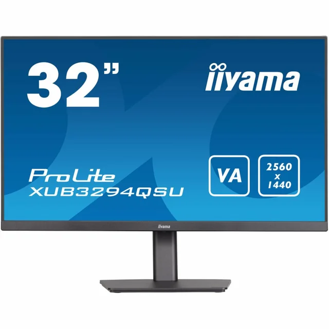 Iiyama-monitor XUB3294QSU-B1 32&quot; LED VA LCD Flikkervrij 75 Hz
