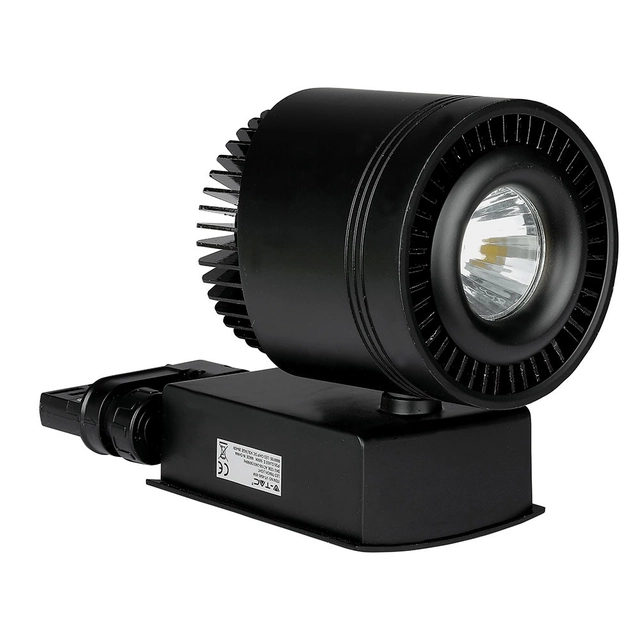 Iluminação de trilho LED - CRI> 95 Iluminação de trilho - IP20 - Preto - 45 Watts - 2300 Lúmens - 5000K