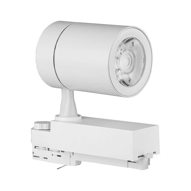 Iluminação de trilho LED - Iluminação de trilho COB - IP20 - Branco - 35 Watts - 3000 Lúmens - 3000K