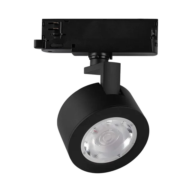 Iluminação de trilho LED - Iluminação de trilho COB - IP20 - Preto - 30 Watts - 3000 Lúmens - 3IN1