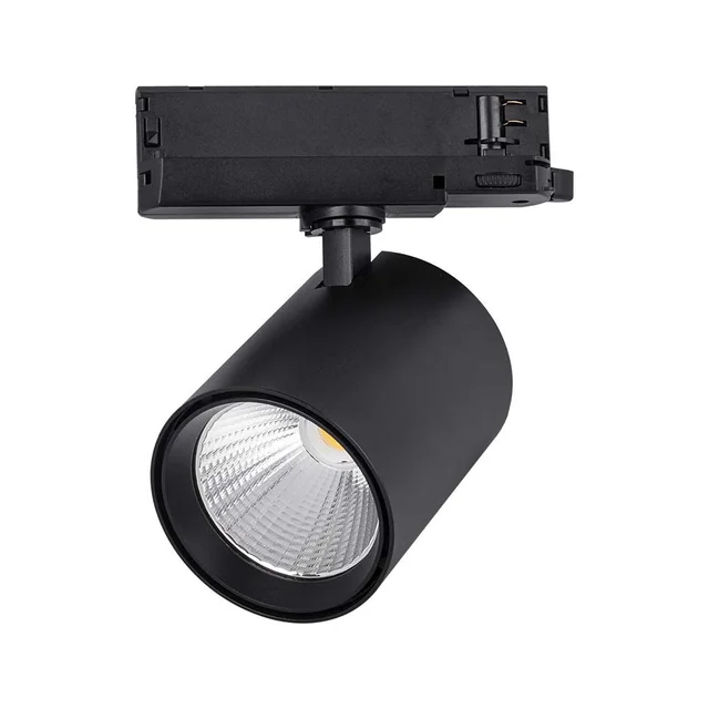 Iluminação de trilho LED - Iluminação de trilho COB - IP20 - Preto - 35 Watts - 3000 Lúmens - 4000K