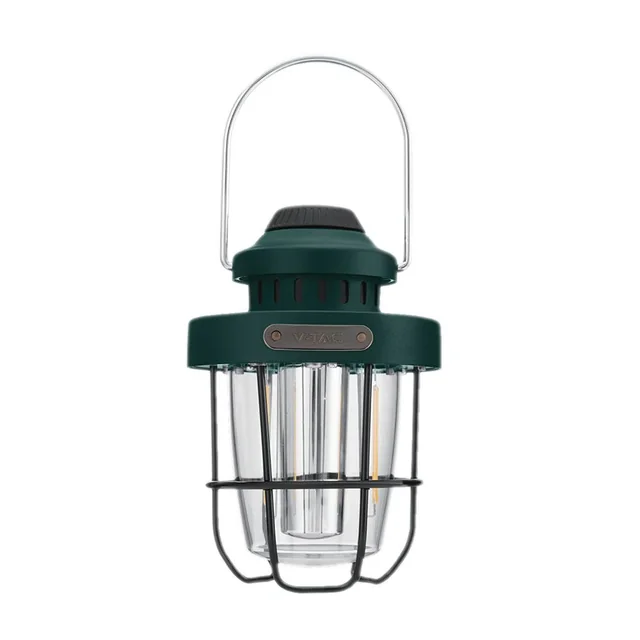 Iluminat exterior - Lumină de camping - IP44 - Verde - 5 Wați - 230 Lumeni - 2700K+6500K