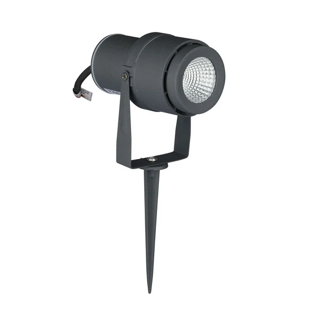 Iluminat exterior - lumini cu vârfuri de grădină - gri - IP65 - 12W - 930 Lumeni - 4000K