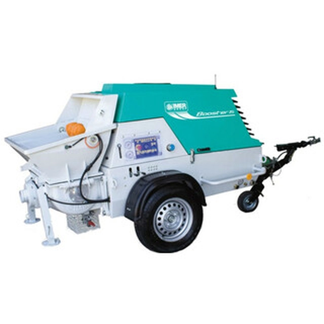 Imer Booster 15R bomba de concreto com motor explosivo 240 l | Entrega: 250 - 33 l/min | 21 kW | Taxa 4 diesel