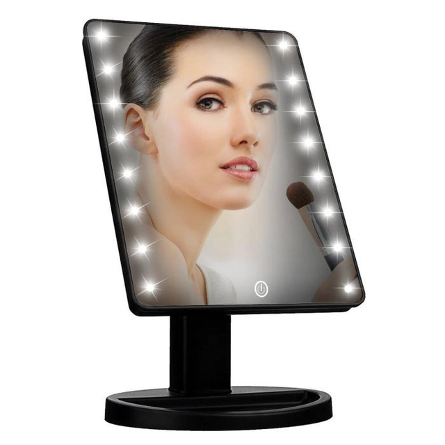 iMirror Cosmetic Make-Up Mirror with LED Dot Lighting, Black