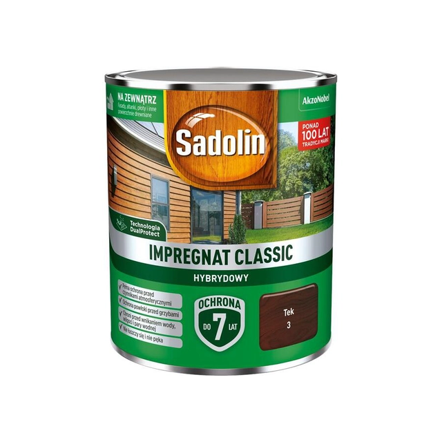 Impregnação de madeira de teca Sadolin Classic 2,5L