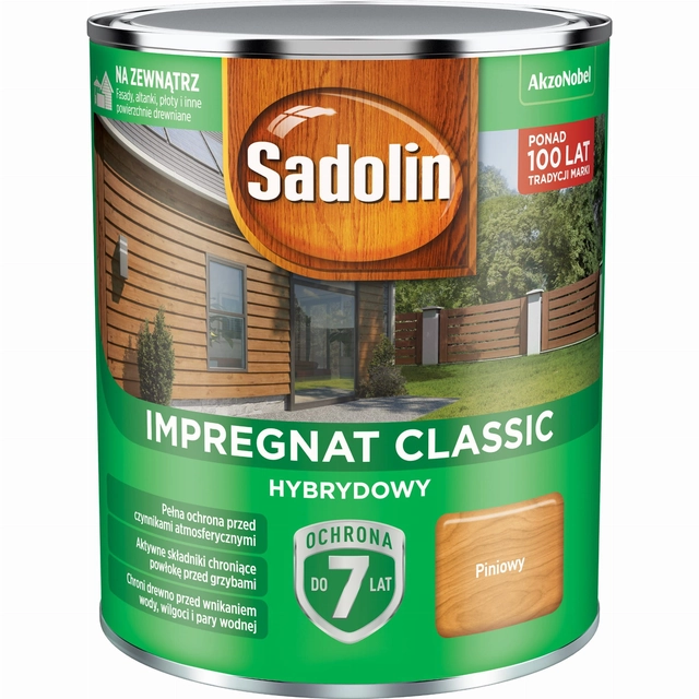 Impregnace borovicového dřeva Sadolin Classic 0,75L