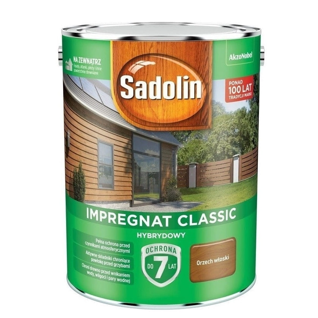 Impregnación madera nogal Sadolin Classic 2,5 l