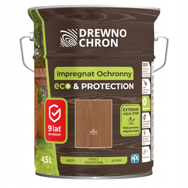 Impregnat Drewnochron Eco&Protect orzech 0,75L