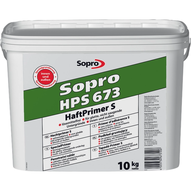 Imprimación para soportes no absorbentes HPS 673 Sopro 10 kg