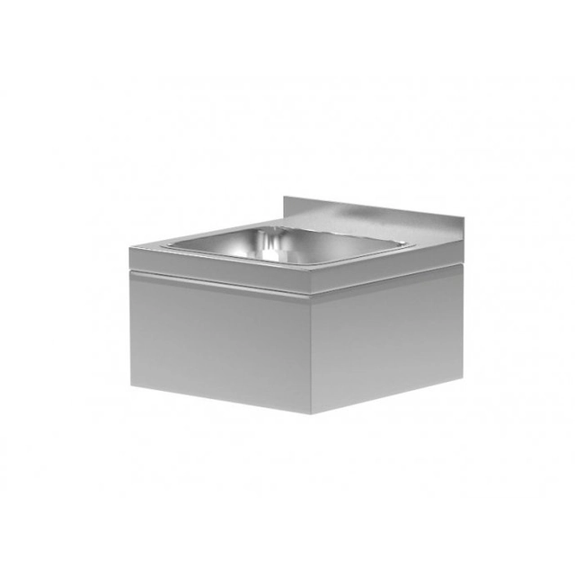 Indbygget håndvask - rektangulær skål 400 x 295 x 200 mm POLGAST 201403M 201403M