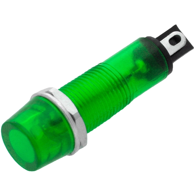 INDICADOR Neon 9mm (verde) 230V 1 peça