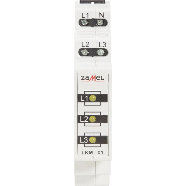 Indicateur d'alimentation Zamel 230V/400V 3xLED jaune TN LKM-01-30 (EXT10000038)