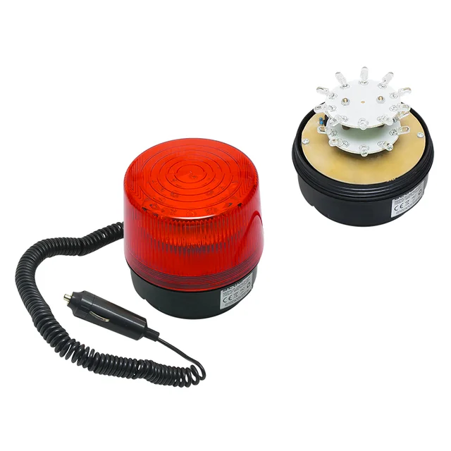 Indicatore ottico a LED 12V magnete