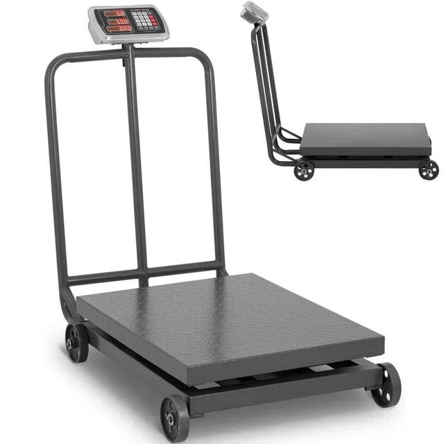 Industrial platform scale on LED wheels 1000 kg / 200 g