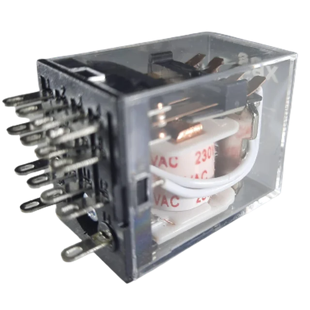 Industrial relay R4 230V AC 5A with 4 morse contacts