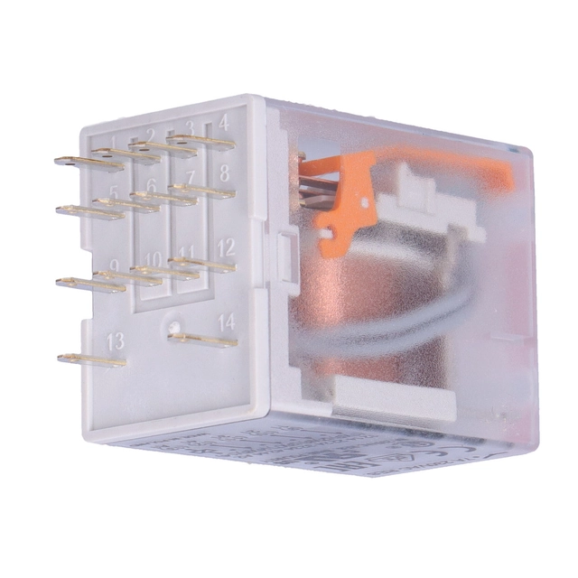 Industrial Relay R4N-2014-23-1220-WT contacts 4P, load max 6A/230VAC, coil 220VDC, WT