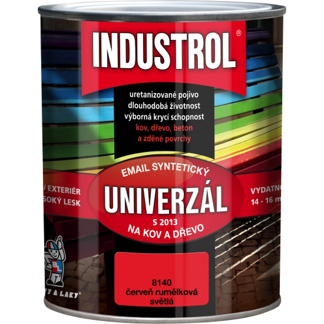 Industrol S2013 universal gloss topcoat for metal and wood, 6100 medium cream, 750 ml (For glossy topcoats of metals, wood and materials such as masonry for exterior and interior use.Excellent coverage, high gloss, very good weather resistance.)