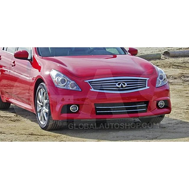 Infiniti G37S — Chrome Strips Grill Chrome Dummy Bufer Tuning