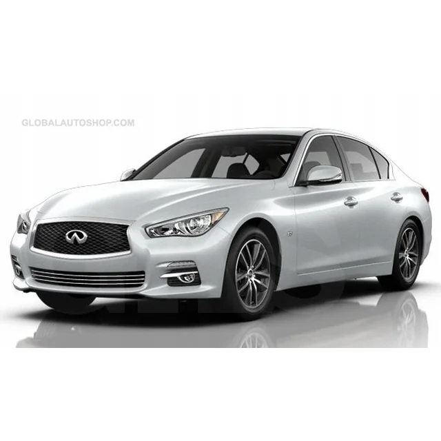 Infiniti Q50 - Chrome Strips Grill Chrome Dummy Bumper Tuning