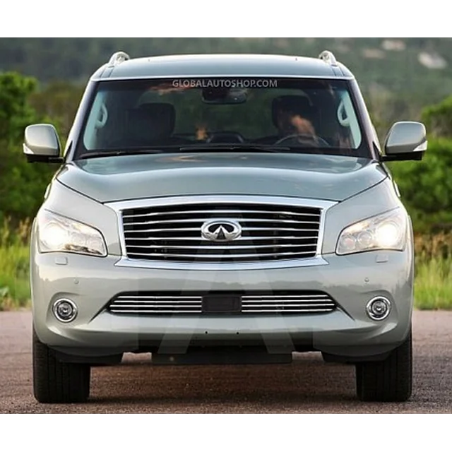 Infiniti QX56 - Chrome Strips Grill Ladění figuríny nárazníku