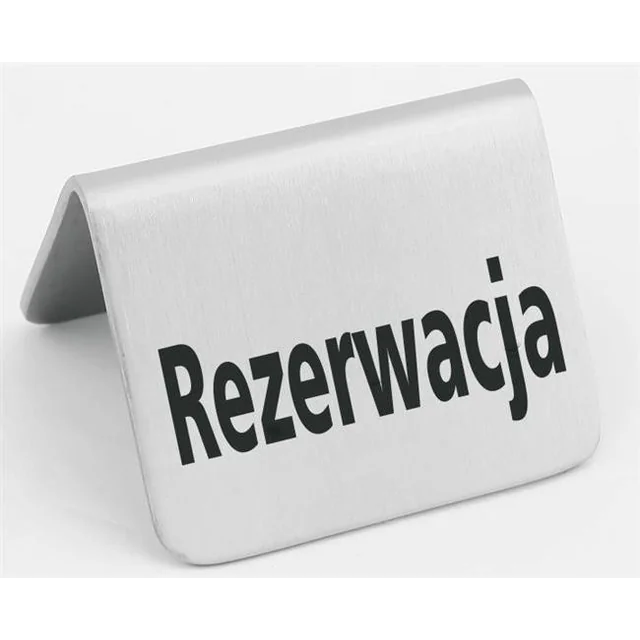 Informacinis ženklas Rezervacija Bazinis variantas