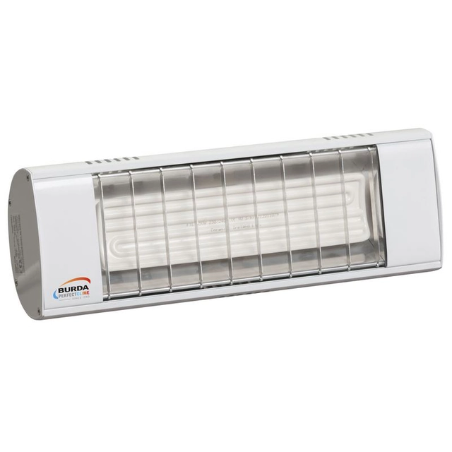 Infrared heater BURDA Ceramic 650W, black, without light spectrum