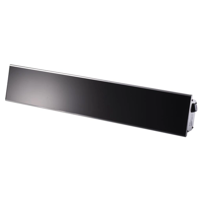 Infrared heater BURDA Relax Glass 1800 W silver cover, black glass without DO / R (BURDA BRELG1800-3)