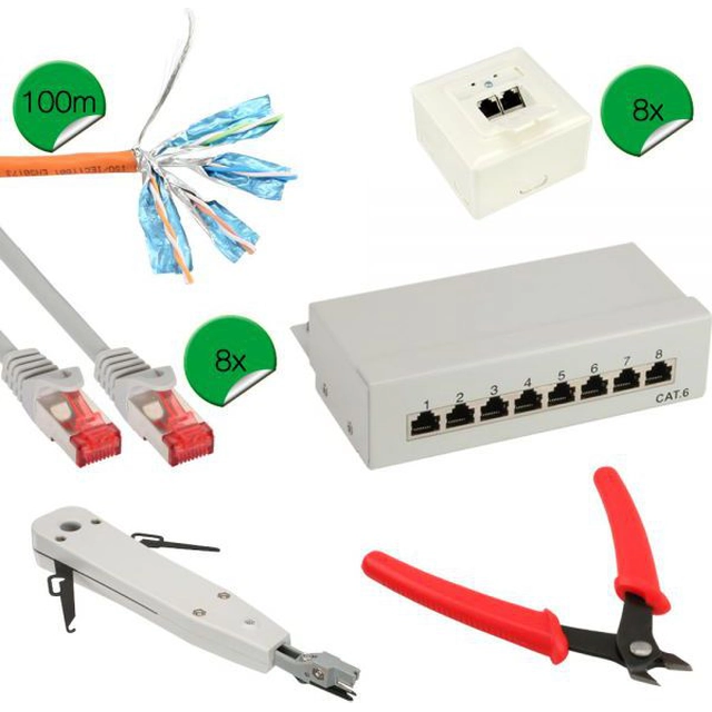 InLine Network installation kit Cat.6 (20155I)