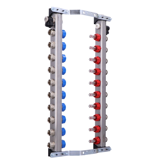 InoxFlow Manifold with Actuator Valves and Flowmeters (UFST MAX Series) -10 circuits