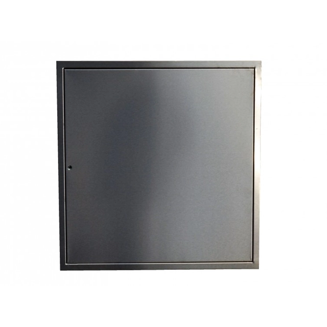 Inspection door 20x30 cm STAINLESS STEEL (lockable with key)