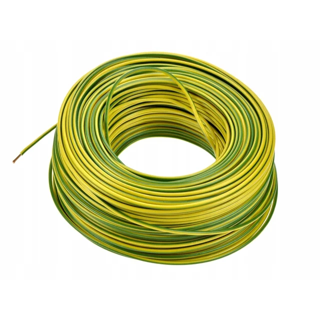 Installation cable H07V-K 6 yellow-green