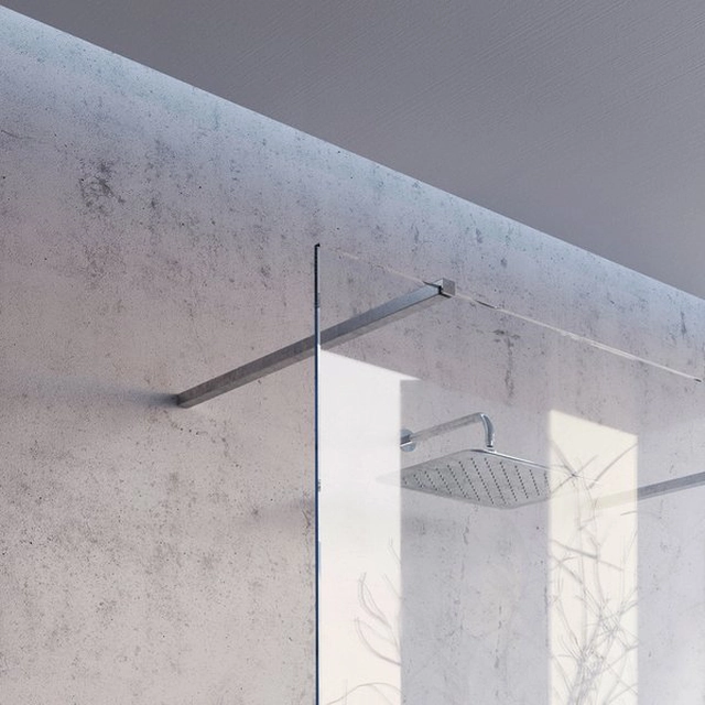 Installationsset för duschkabiner och väggar Ravak Brilliant och Walk-In, W SET, 100 Vägg/Hörn Aluminium
