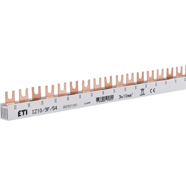 Insulated busbar IZ10/3F/54