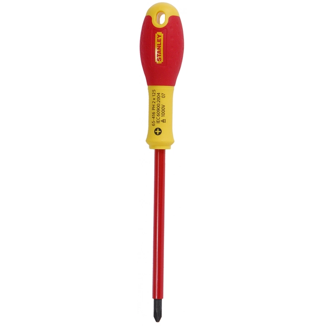 Insulated screwdriver FatMax 1000V, PH2 125mm, 0-65-416 Stanley