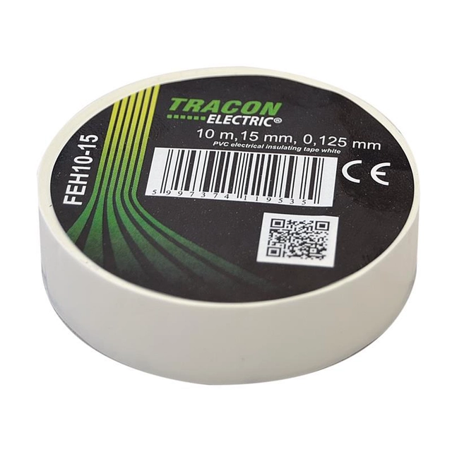 insulating tape 10mx15mm White