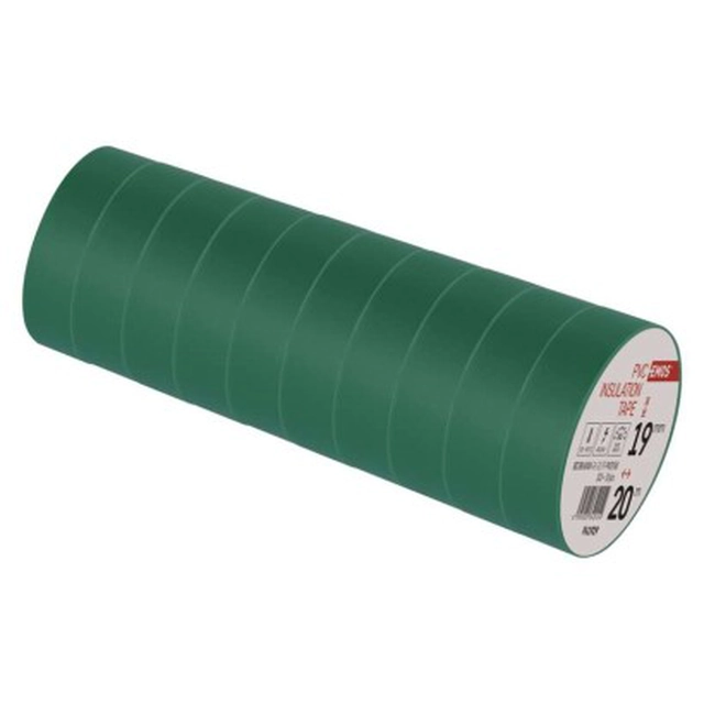 Insulating tape PVC 19mm / 20m green