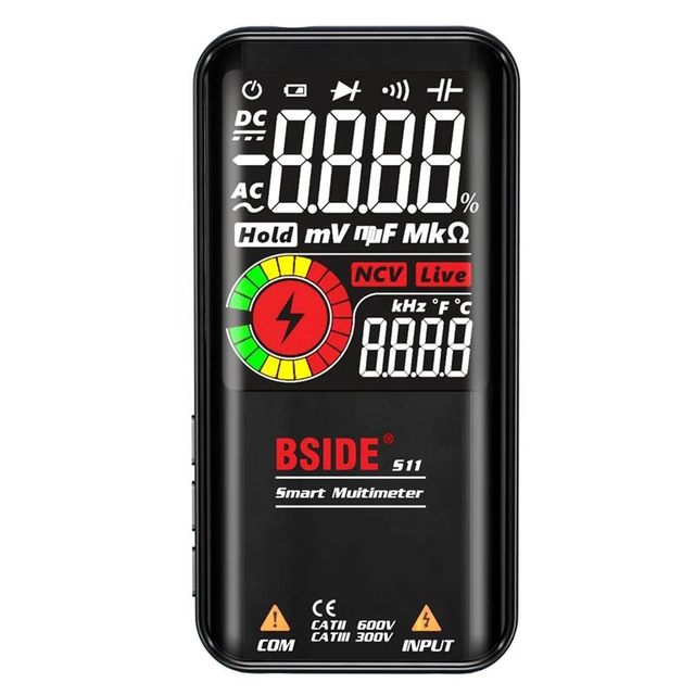 Intelligent multimeter, automatic detection, BSIDE S11