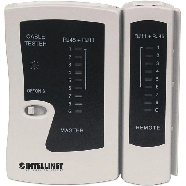 Intellinet Network Solutions Cable Tester RJ45 / RJ12 / RJ11 (780087)