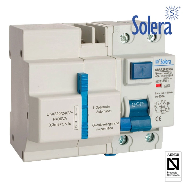 Interrupteur d'isolement principal Solera cbra2p4030a