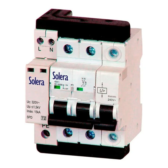 Interruptor de aislamiento principal Solera combi2p40t15