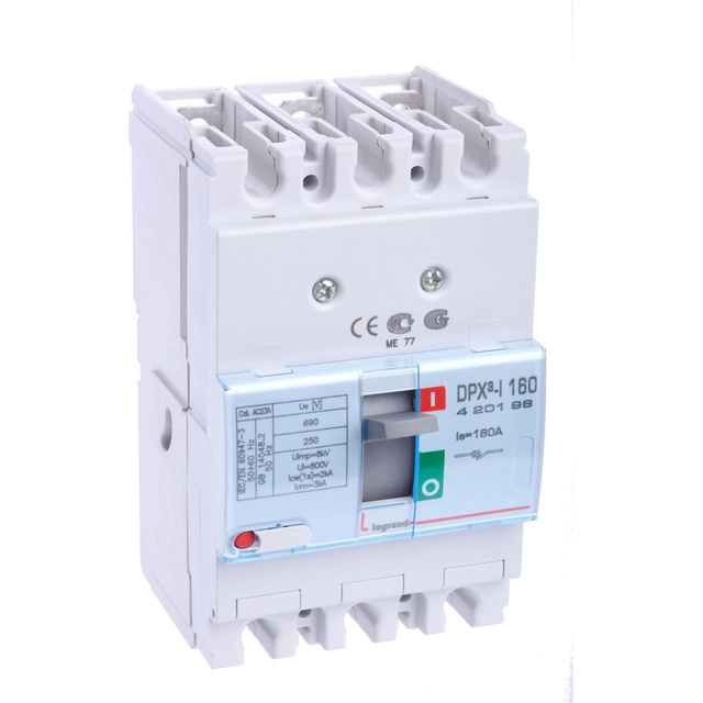 Interruptor de alimentação Legrand 3P 160A DPX3-I 160 - 420198