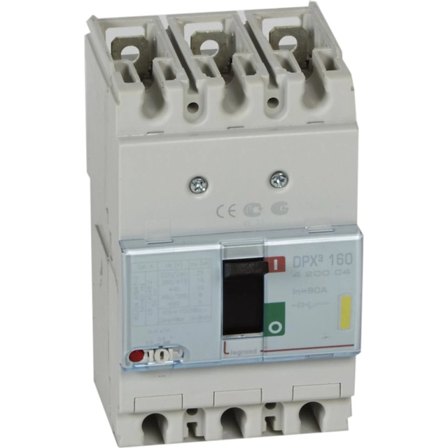 Interruptor de alimentação Legrand 80A 3P 16kA DPX3 160 (420004)