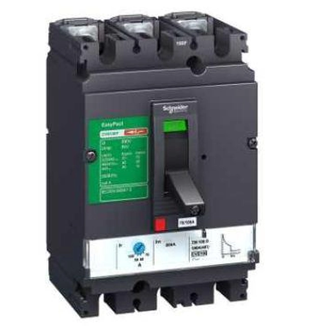 Interruptor de alimentación Schneider 100A 3P 36kA EasyPact CVS100 TM100D - LV510337