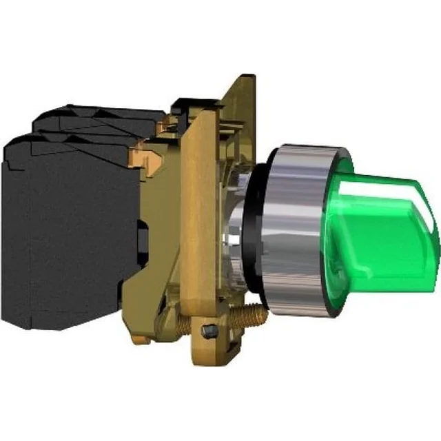 Interruptor iluminado Schneider Electric 3poł. 24V verde XB4BK133B5