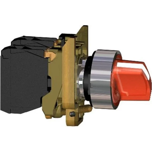 Interruttore a penna Schneider Electric. comp. Giugno retroilluminazioneO 22 2 pov. stabile, 24 V, 1NO+1NC XB4BK124B5